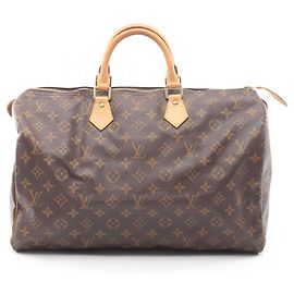 Borsa Louis Vuitton Speedy 40 Marrone Monogramma