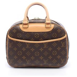 Louis Vuitton Trouville Handbag Brown Monogram