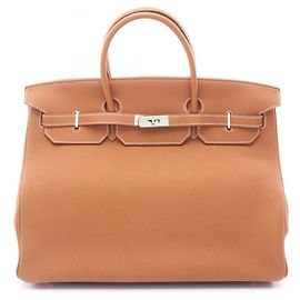 Sac Hermès Birkin 40 en cuir Togo marron Marron