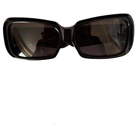 Gafas de sol rectangulares negras Phoebe Philo Negro
