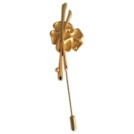 Van Cleef & Arpels Arcane brooch gold plated Golden Gold hardware
