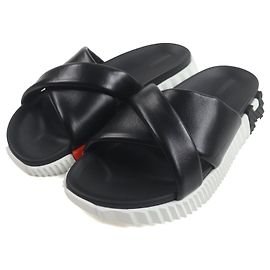 Sandales en cuir TechnoSandal d'Hermès Noir