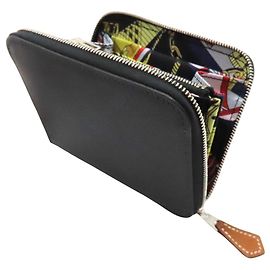 Hermès Hermes Azap Evercolor Wallet Blue Other