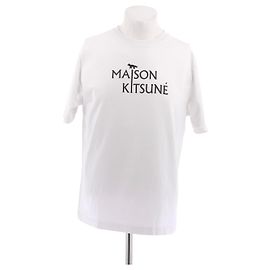 Autre Marque Camiseta de algodão branca MAISON KITSUNÉ Branco