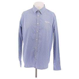 Autre Marque Camisa azul listrada Azul
