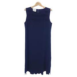 Autre Marque Robe Akris Bleu Bleu Marine