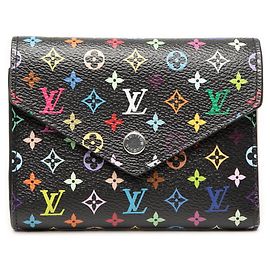 Louis Vuitton x Takashi Murakami Tri-fold Wallet Black