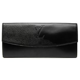 Louis Vuitton Opera Clutch Bag Black
