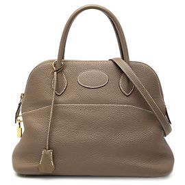 Hermès Hermes Bolide 31 Handbag Grey Taupe