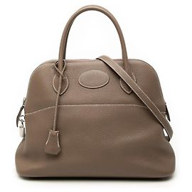 Bolsa Hermès Bolide 31 Marrom Taupe