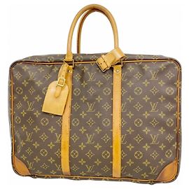 Bolsa Boston Louis Vuitton Monogram Sirius 45 Marrom Marrom