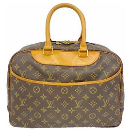 Bolsa Deauville Monogram Louis Vuitton Marrom