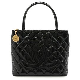 Chanel Matelassé Coco Mark Reissue Tote Bag Black