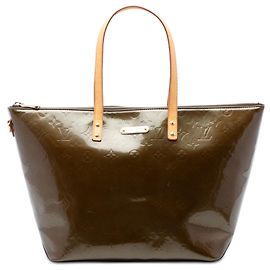 Louis Vuitton Brun Monogram Vernis Bellevue GM Marron