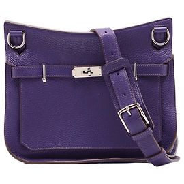 Hermès Jypsiere 28 em Clemence Roxo Roxo