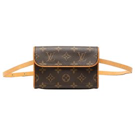 Louis Vuitton Brown Monogram Pochette Florentine Brown