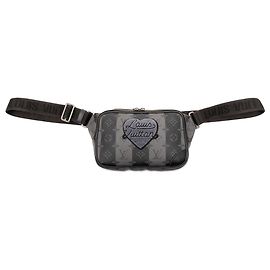 Bolso bandolera modular Louis Vuitton Monogram Eclipse Stripes Negro Negro