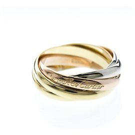Anillo Trinity de Cartier Dorado