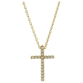 Autre Marque Collier en diamant croisé Star Jewelry Doré
