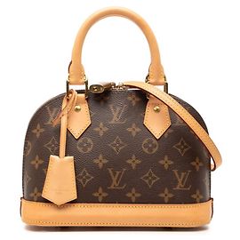 Sac à main Alma BB Monogram Louis Vuitton Marron Monogramme