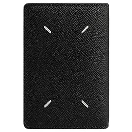 Maison Martin Margiela Stitch Folding Card Holder Black