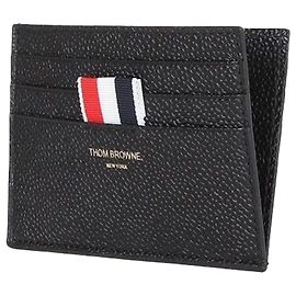 Thom Browne Three Stripe Card Holder Black