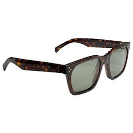 Céline Logo Sunglasses Red Havana Red