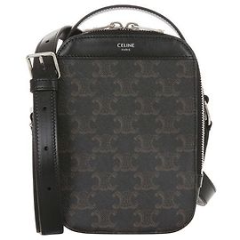 Céline Borsa a tracolla verticale Triomphe Nero