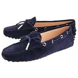 Tod's Wildleder-Mokassin Schwarz