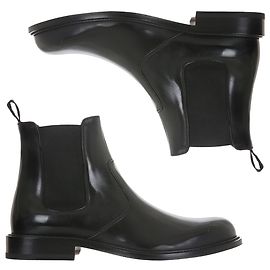 Dior Herren Embassy Leder Chelsea Boots Schwarz