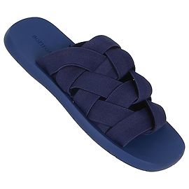 Bottega Veneta Intrecciato Flat Mule Black