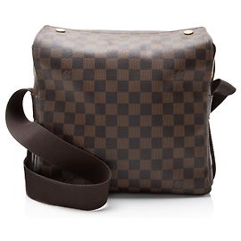 Messager Naviglio Damier Ebene Louis Vuitton Marron
