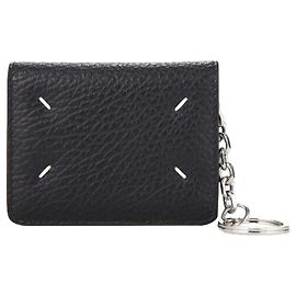 Maison Martin Margiela Stitch Keyring Card Holder Black