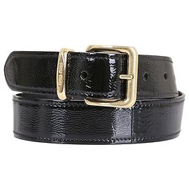 Miu Miu Metal Buckle Naplak Belt Black