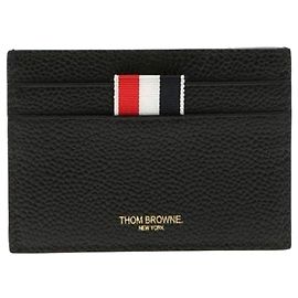 Thom Browne Portacarte doppio Rwb Tab Nero