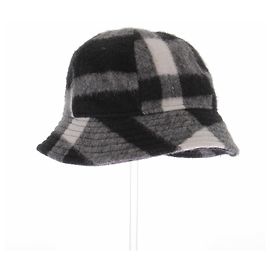 Autre Marque MAISON KITSUNE Checked Bob Hat Black Wool Black