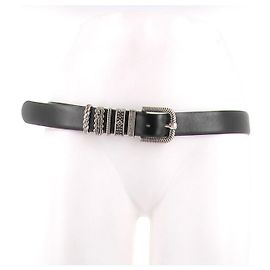 Ba&Sh Cintura nera in pelle Nero