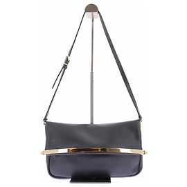 Tod's Navy Blue Leather Handbag Navy blue