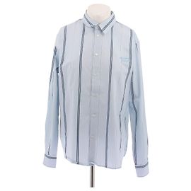 Autre Marque Langarmhemd mit Streifen Blau