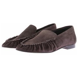 Autre Marque Mocassini in camoscio marrone scuro Marrone