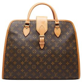 Louis Vuitton Monogram Rivoli Business Bag Brown