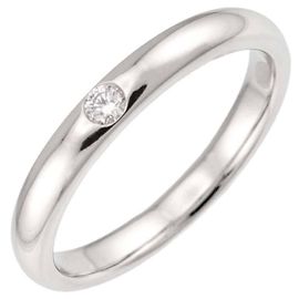 Runder Diamantbandring aus Platin von Harry Winston Andere