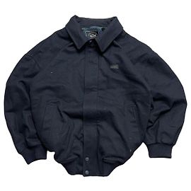 Paul & Shark black wool bomber jacket Black