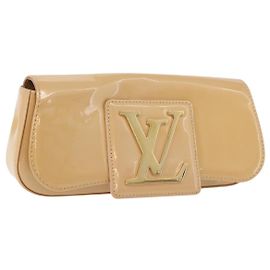 LOUIS VUITTON Vernis Pochette Sobie Bag Rose Flow Lantern M93489 LV Auth 175411A Other