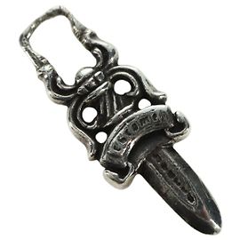 Chrome Hearts Dagger Charm Pendant Top Ag925 Silver Auth YKZ1426V Silvery