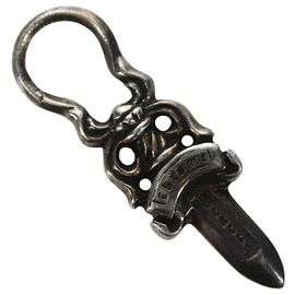 Pendente Charm Dagger Chrome Hearts in Argento Ag925 Auth YKZ1429V Argento