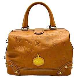 Loewe RARE Tan Leather Desde 1846 Since 1846 Fiel a la Piel 160 Aniversario Anniversary Double Top Handle Handbag Camello