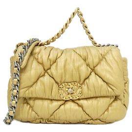 Borsa a Spalla Chanel 19 Linea AS1160 D'oro