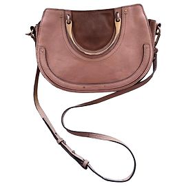 Borsa in pelle Chloé Pixie Beige