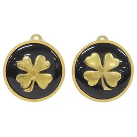 Orecchini vintage Chanel Nero